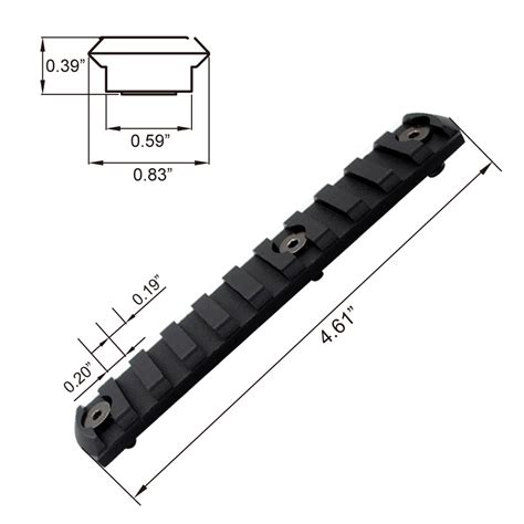 cnc machined 7 8 in picatinny rail|picatinny rail milling.